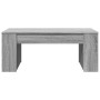 Mesa de centro madera de ingeniería gris Sonoma 102x55x42 cm