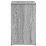 Mesa auxiliar 2 uds madera ingeniería gris Sonoma 50x30x50 cm