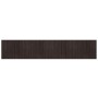 Alfombra rectangular bambú marrón oscuro 80x400 cm