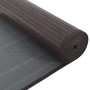 Alfombra rectangular bambú marrón oscuro 80x400 cm