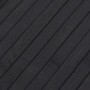 Alfombra rectangular bambú gris 80x500 cm
