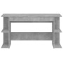 Escritorio madera de ingeniería gris hormigón 140x50x75 cm