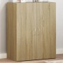 Armario archivador madera ingeniería roble Sonoma 60x32x77,5 cm