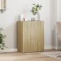 Armario archivador madera ingeniería roble Sonoma 60x32x77,5 cm