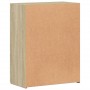 Armario archivador madera ingeniería roble Sonoma 60x32x77,5 cm