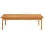 Mesa de jardín madera maciza de acacia 100x60x30 cm