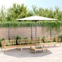 Set de sofás de palets de jardín 5 pzas madera maciza de acacia