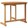 Mesa de balcón plegable madera maciza de acacia 90x60x72 cm