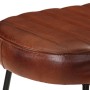 Taburetes de bar 2 uds marrón oscuro 41x29x62 cm