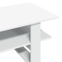 Mesa de centro madera de ingeniería blanco 102x55x42 cm