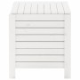 Caja de almacenaje y tapa RANA madera maciza blanca 100x49x54cm