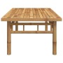 Mesa de centro de bambú 110x55x35 cm