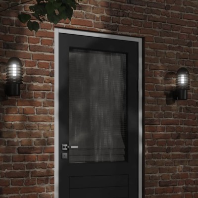 Apliques de exterior 2 unidades acero inoxidable negro