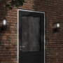 Apliques de exterior 2 unidades acero inoxidable negro