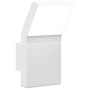 Lámpara de pared LED de exterior aluminio fundido blanco