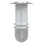 Apliques de exterior con sensor 2 unidades acero inoxidable