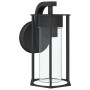 Aplique de exterior de acero inoxidable negro