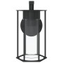 Aplique de exterior de acero inoxidable negro