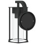 Aplique de exterior de acero inoxidable negro