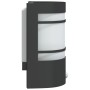 Aplique de exterior con sensor acero inoxidable negro