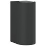 Lámpara de pared de exterior aluminio fundido negro