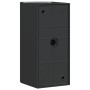Lámpara de pared de exterior aluminio fundido negro