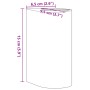 Lámpara de pared de exterior aluminio fundido negro