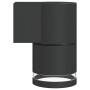 Lámparas de pared de exterior 2 uds aluminio fundido negro