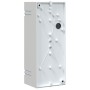 Apliques de exterior 2 unidades acero inoxidable plateado