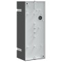 Apliques de exterior 2 unidades acero inoxidable negro