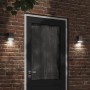 Aplique de exterior de acero inoxidable negro