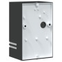 Aplique de exterior de acero inoxidable negro