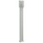 Lámparas de suelo de exterior con sensor 3 uds acero inox 110cm