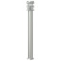 Lámparas de suelo de exterior con sensor 3 uds acero inox 110cm