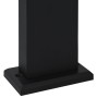 Lámparas de suelo de exterior 3 unidades aluminio negro 80 cm