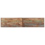 Banco de madera maciza reciclada y acero 160 cm