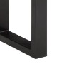 Banco de madera maciza reciclada y acero 160 cm