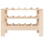 Botellero madera maciza de pino 61,5x30x42 cm