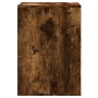 Cajonera de esquina madera ingeniería roble ahumado 60x41x58 cm