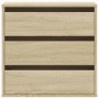 Cajonera de esquina madera ingeniería roble Sonoma 60x41x58 cm