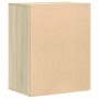 Cajonera de esquina madera ingeniería roble Sonoma 60x41x76 cm