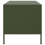 Mesa de centro acero verde oliva 68x50x50,5 cm