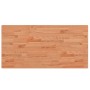 Estante de lavabo de pared de acero y madera maciza de haya