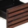 Mueble de TV madera maciza mango marrón 70x34x46 cm