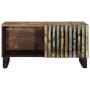 Mesa de centro madera maciza de acacia 80x51x40 cm