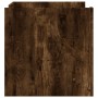 Mesa de centro madera de ingeniería roble ahumado 80x50x50 cm