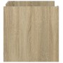 Mesa de centro madera de ingeniería roble Sonoma 80x50x50 cm