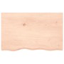 Estante de lavabo de pared de acero y madera maciza de roble
