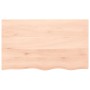 Estante de lavabo de pared de acero y madera maciza de roble