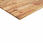 Estante de lavabo de pared acero y madera maciza de acacia